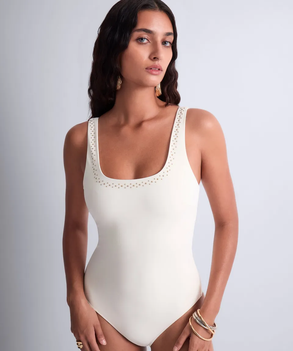 aubade-summer-stars-maillot-de-bain-une-pi-ce-sea-pearl-nageur-souple-femme image 1