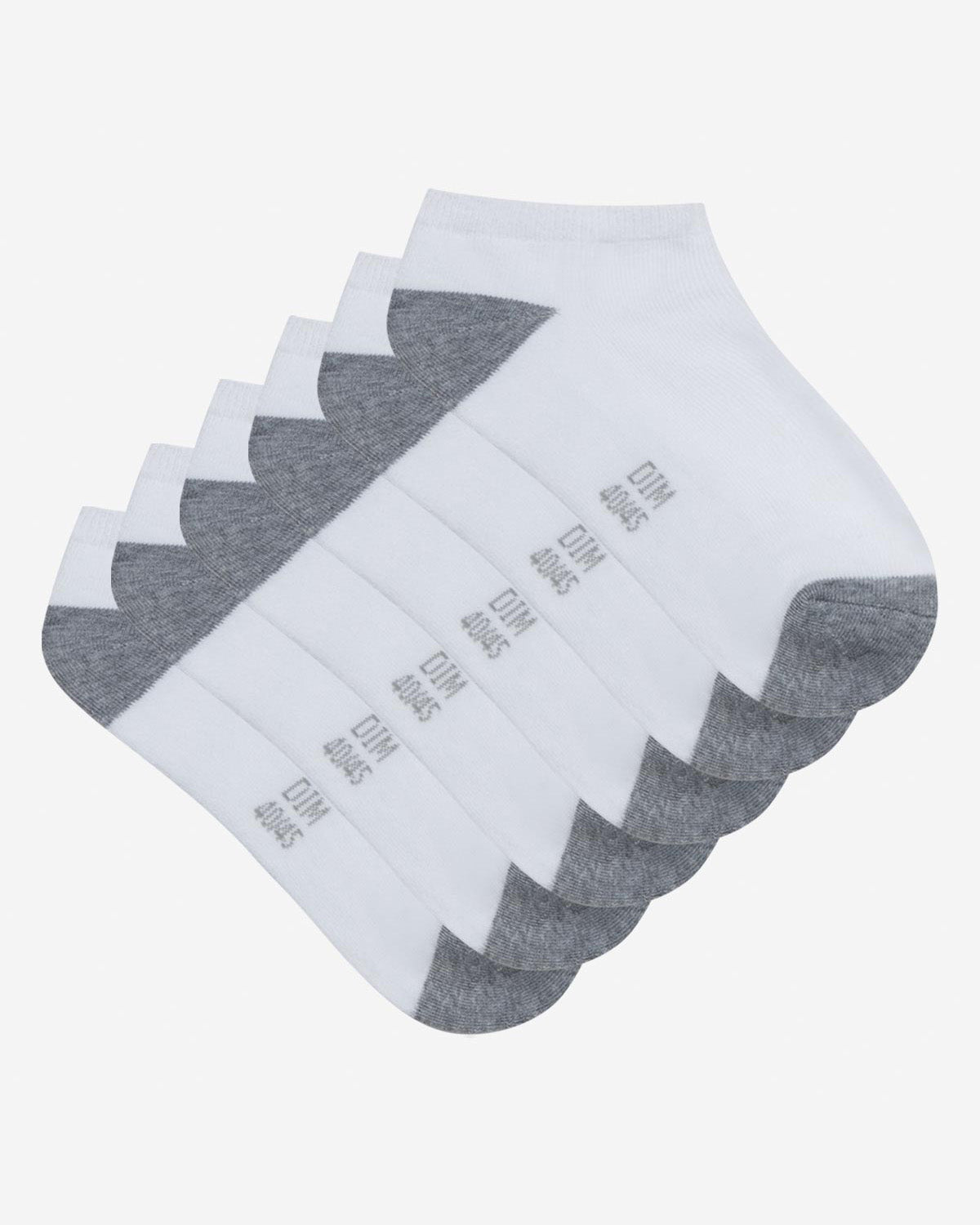 dim-ecodim-lot-de-3-socquettes-invisibles-sport-homme-blanc image 2