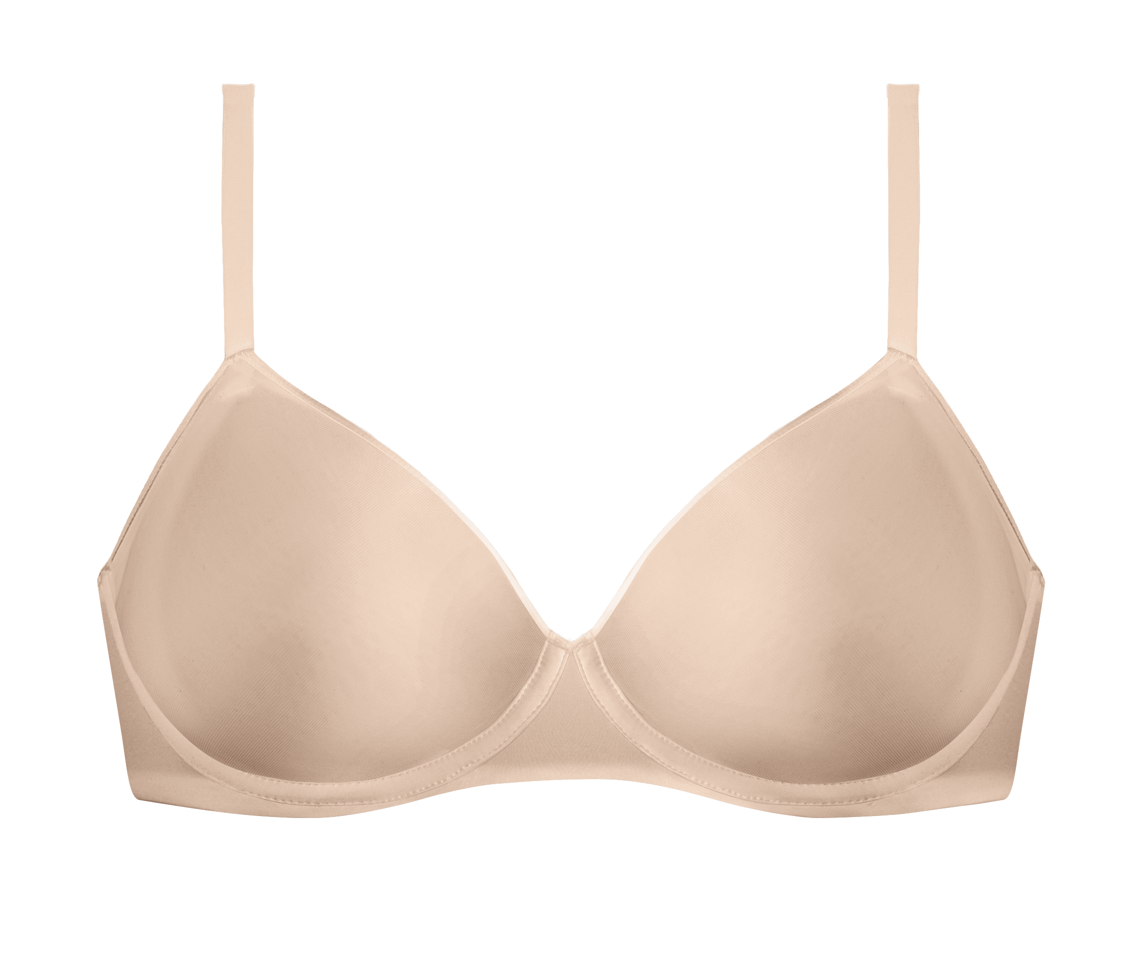 dim-invisible-light-soutien-gorge-triangle-sans-armature-nude image 3