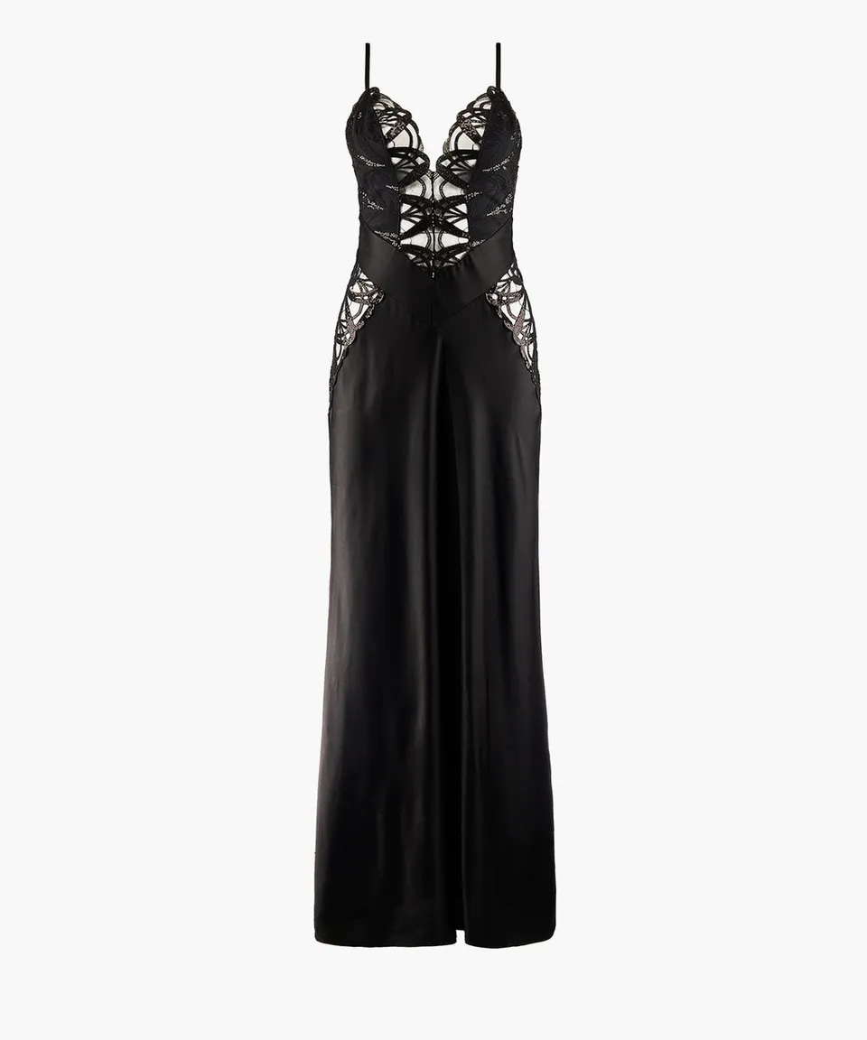 aubade-luxury-edition-x-elie-saab-nuisette-longue-night-out-broderie-fran-aise-s image 1