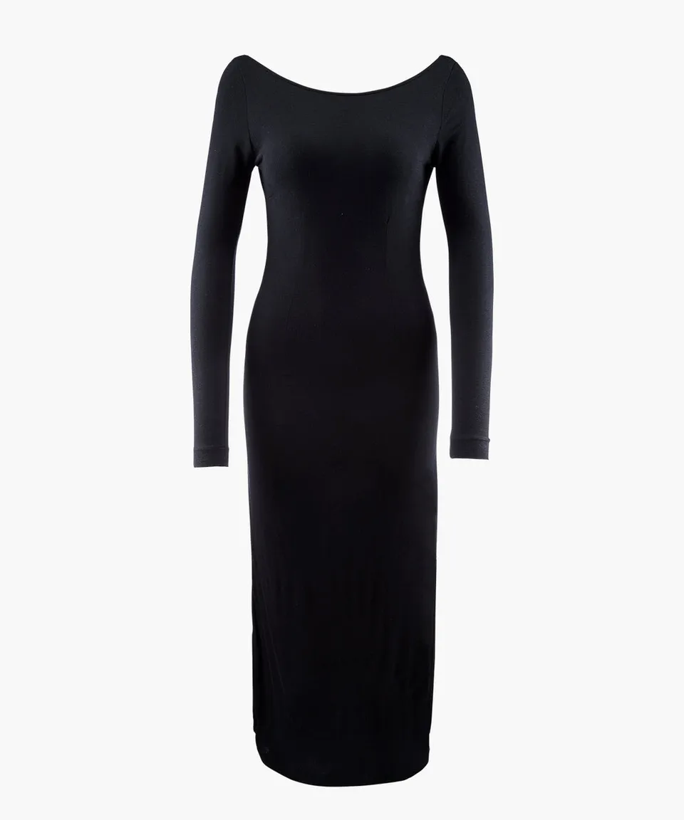 aubade-night-crush-robe-longue-noir image 1