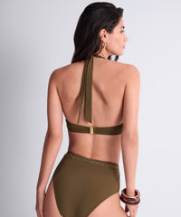 aubade-summer-stars-haut-de-bikini-triangle-mono-armature-kaki image 3