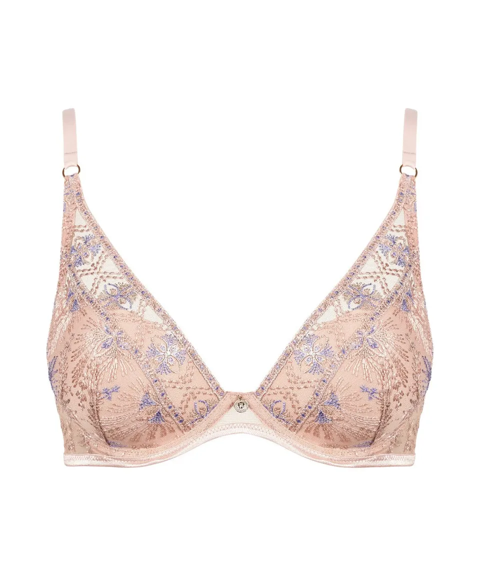 aubade-sound-of-heart-soutien-gorge-push-up-plunge-lavender-aura image 1