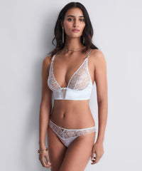 aubade-satin-memories-triangel-bralette-artic-blue image 3