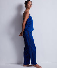 aubade-silk-desire-slip-electric-blue-en-soie-stretch image 5