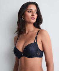 aubade-satin-memories-soutien-gorge-push-up-moul-deep-sea image 2