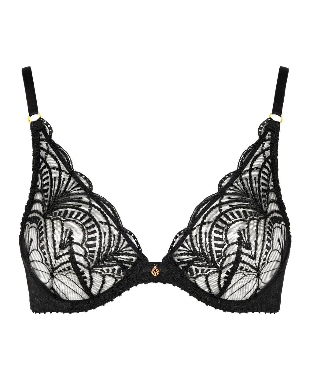 aubade-vibes-soutien-gorge-triangle-armatures-noir image 1