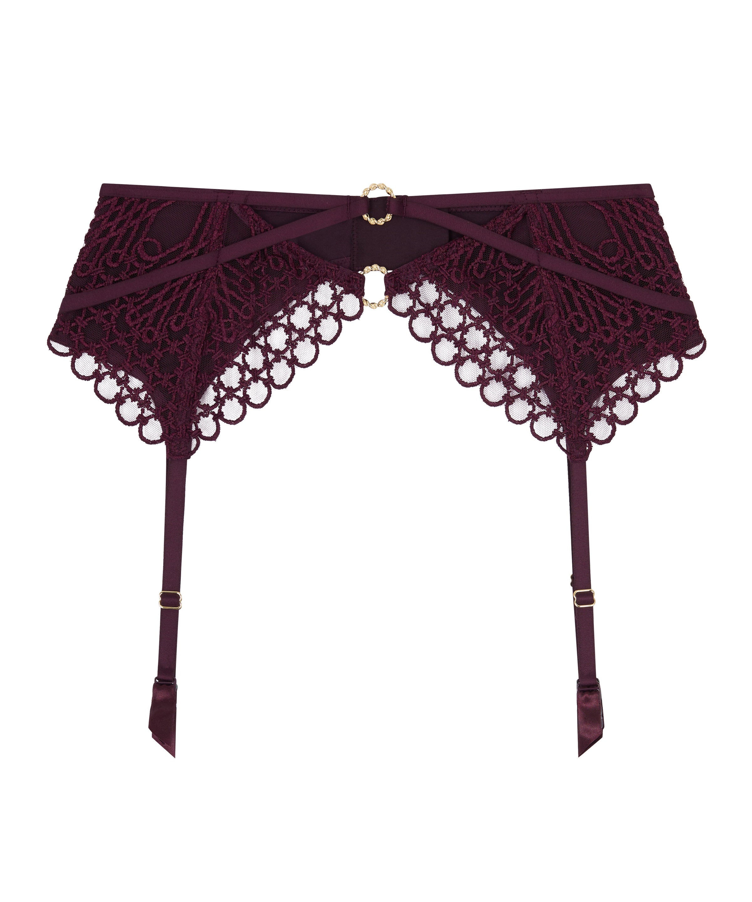 aubade-loge-du-d-sir-porte-jarretelles-deep-berry image 7