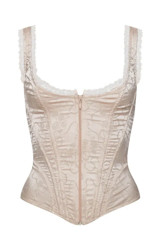 cadolle-keiko-corset-blush-satin-sans-la-age image 1