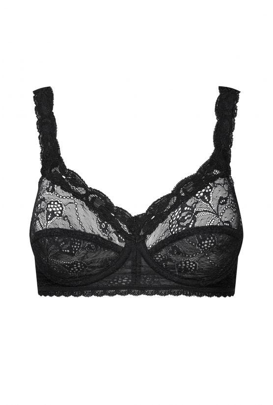 cadolle-lola-soutien-gorge-sans-armature-dentelle-noire image 1