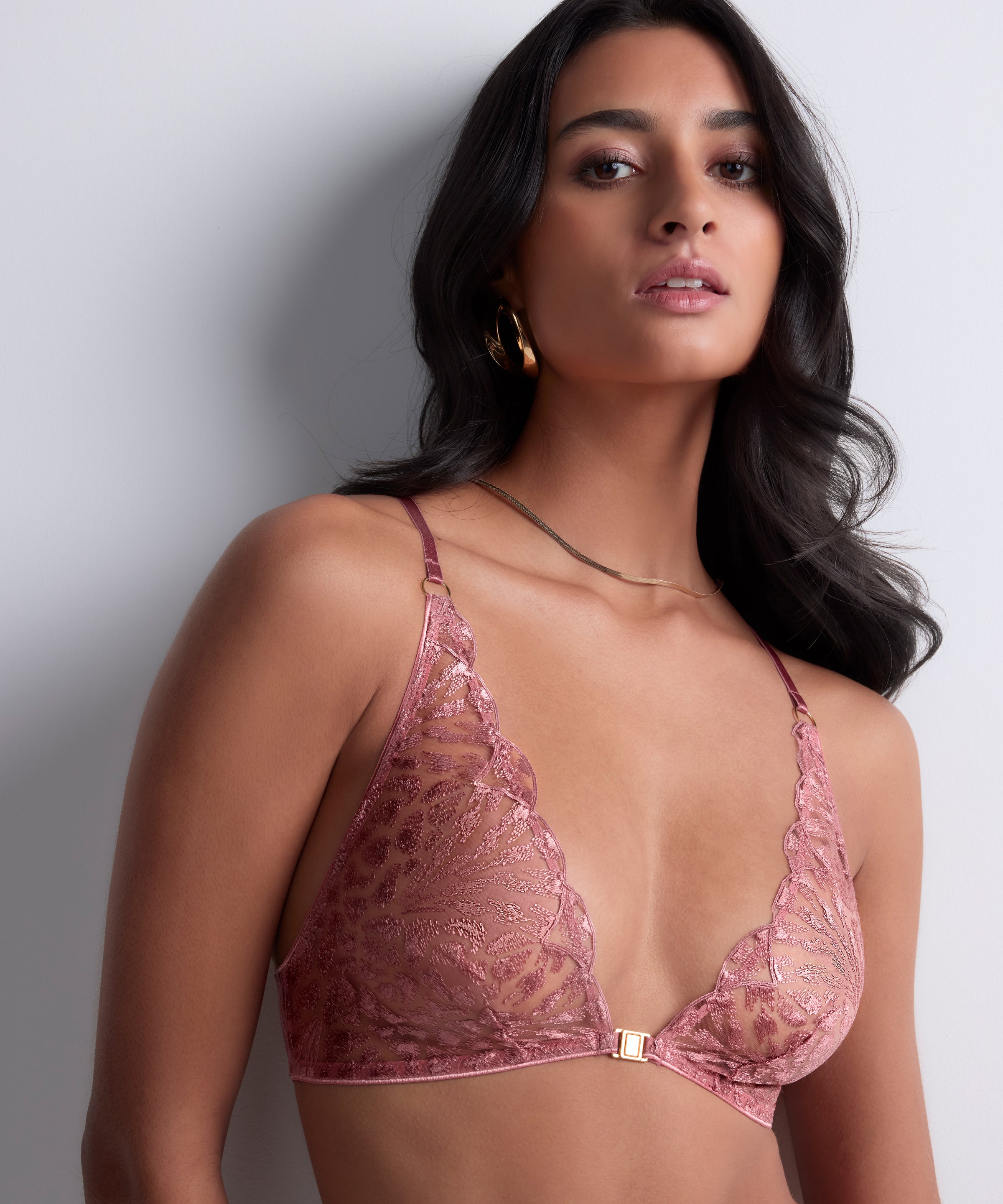 aubade-crazy-in-love-soutien-gorge-triangle-bralette-warm-pink image 2