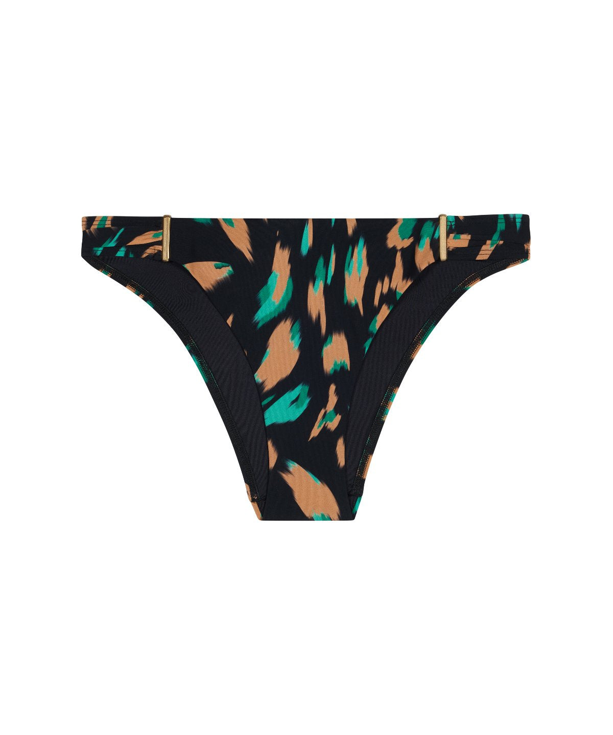 aubade-feline-energy-bas-de-maillot-bas-taille-basse-imprim-green-panther image 2