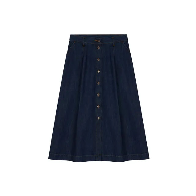 atelier-tuffery-louise-jupe-midi-en-jean-stonewashed-femme image 1