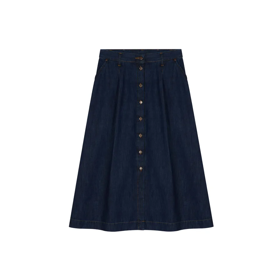atelier-tuffery-louise-jupe-midi-en-jean-stonewashed-femme image 1