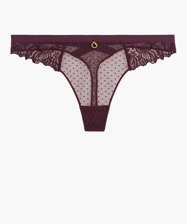 aubade-femme-passion-string-wineberry image 1