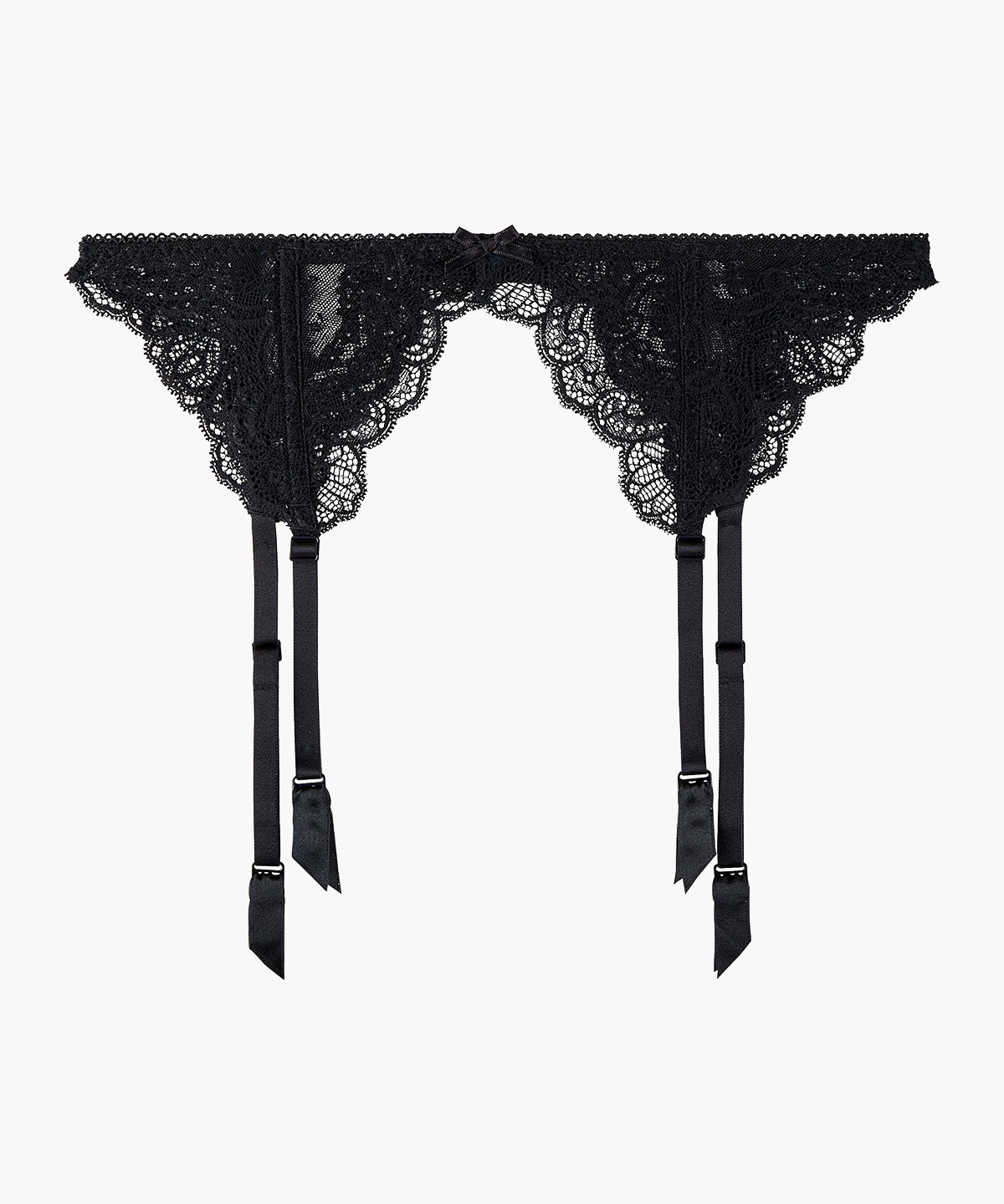 aubade-danse-des-sens-porte-jarretelles-noir-dentelle-transparente-basques-en-ga image 1