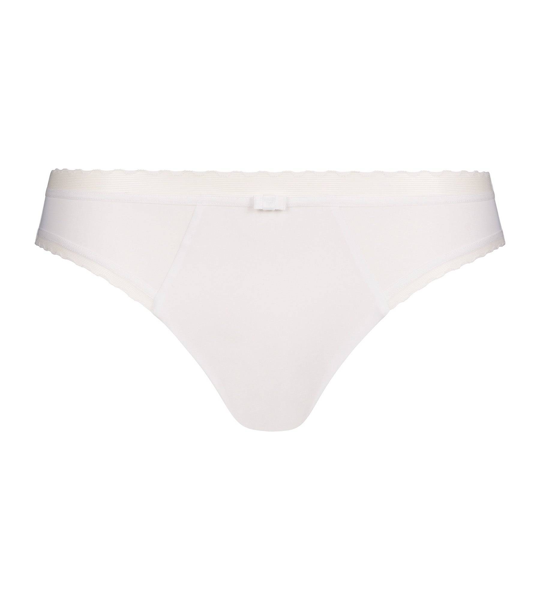 dim-daily-confort-slip-femme-microfibre-et-tulle-blanc image 5
