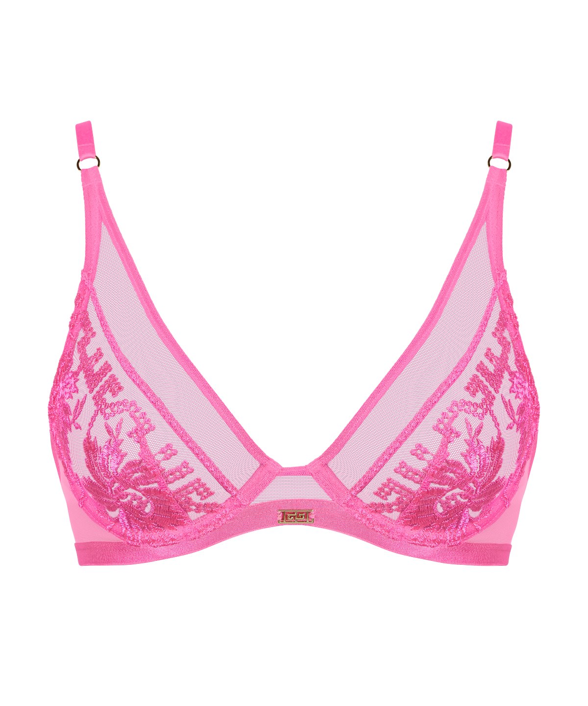 aubade-rules-of-attraction-soutien-gorge-triangle-armatur-exciting-pink image 1