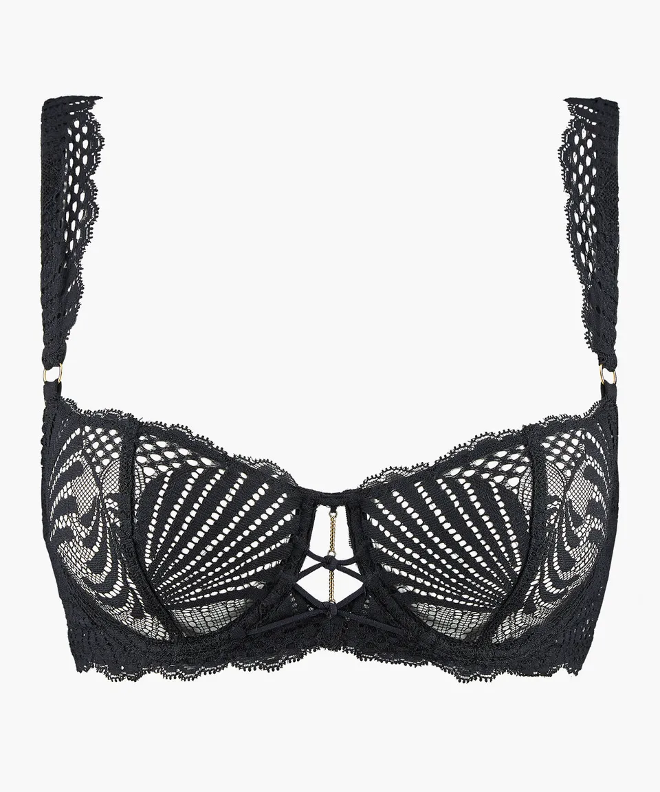 aubade-rythm-of-desire-soutien-gorge-corbeille-armatures-noir image 1