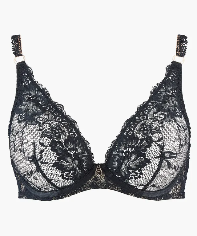 aubade-night-bird-soutien-gorge-triangle-armatur-black-queen image 1