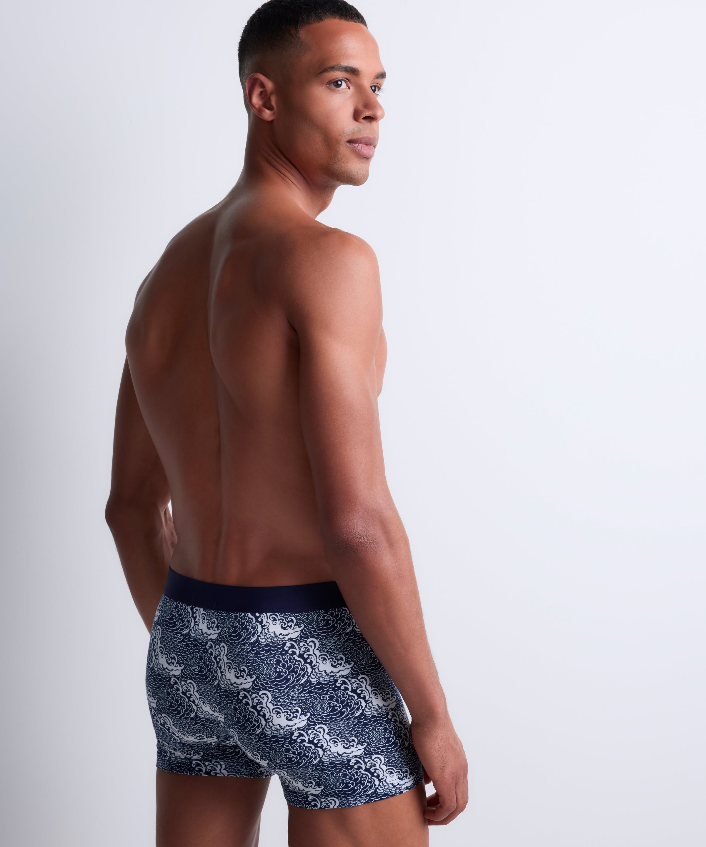 aubade-homme-boxer-new-wave-coton-biologique-certifi-gots-ceinture-logotyp-e-ton image 4