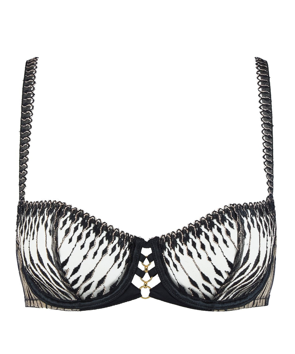 aubade-voodoo-kiss-soutien-gorge-demi-bonnets-millennium-black image 1