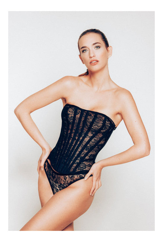 cadolle-malia-corset-noir-dentelle-la-age image 4