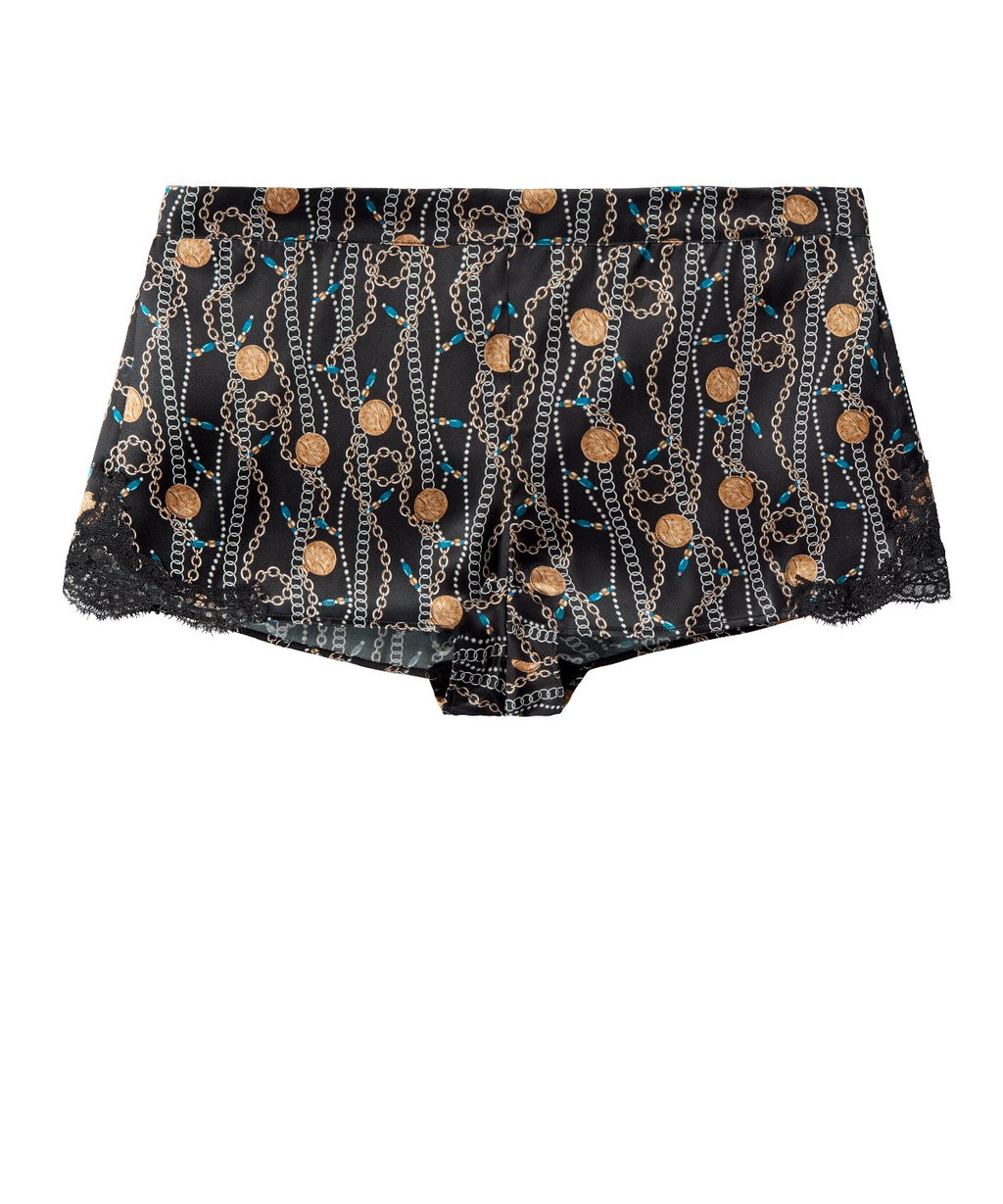 aubade-toi-mon-amour-shorty-noir-tr-sor-soie-et-dentelle image 1