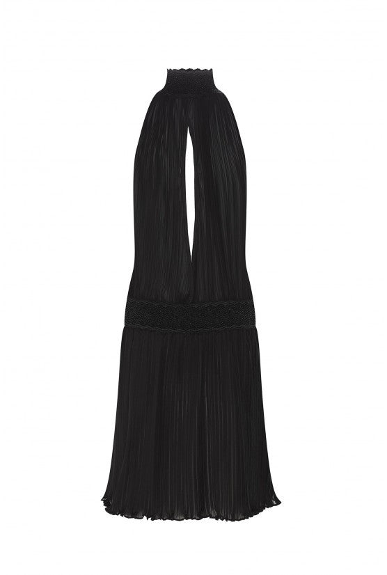 cadolle-robe-angela-mousseline-pliss-e-noire image 3