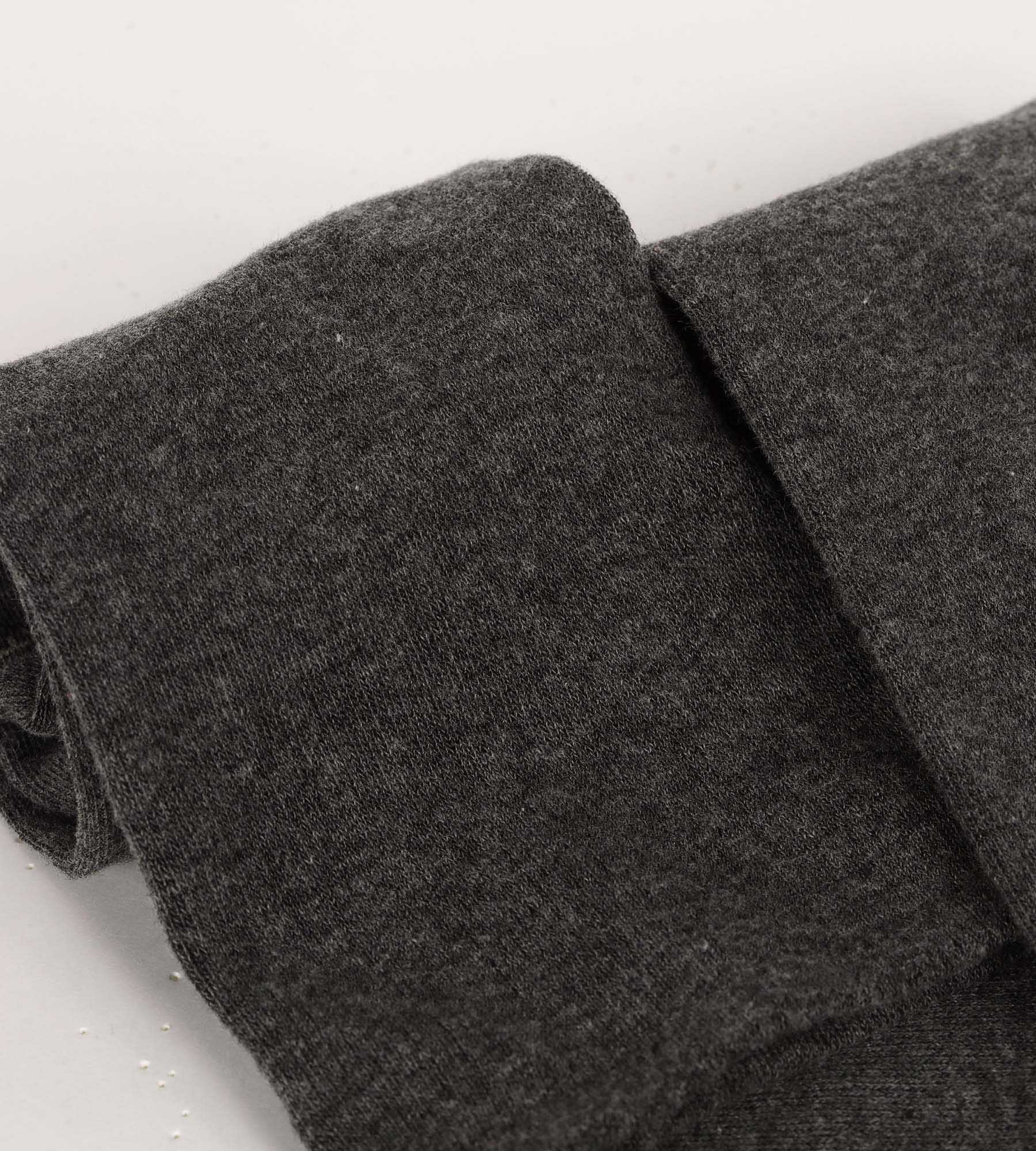 dim-coton-chaussettes-maxi-hautes-femme-anthracite-chin image 3