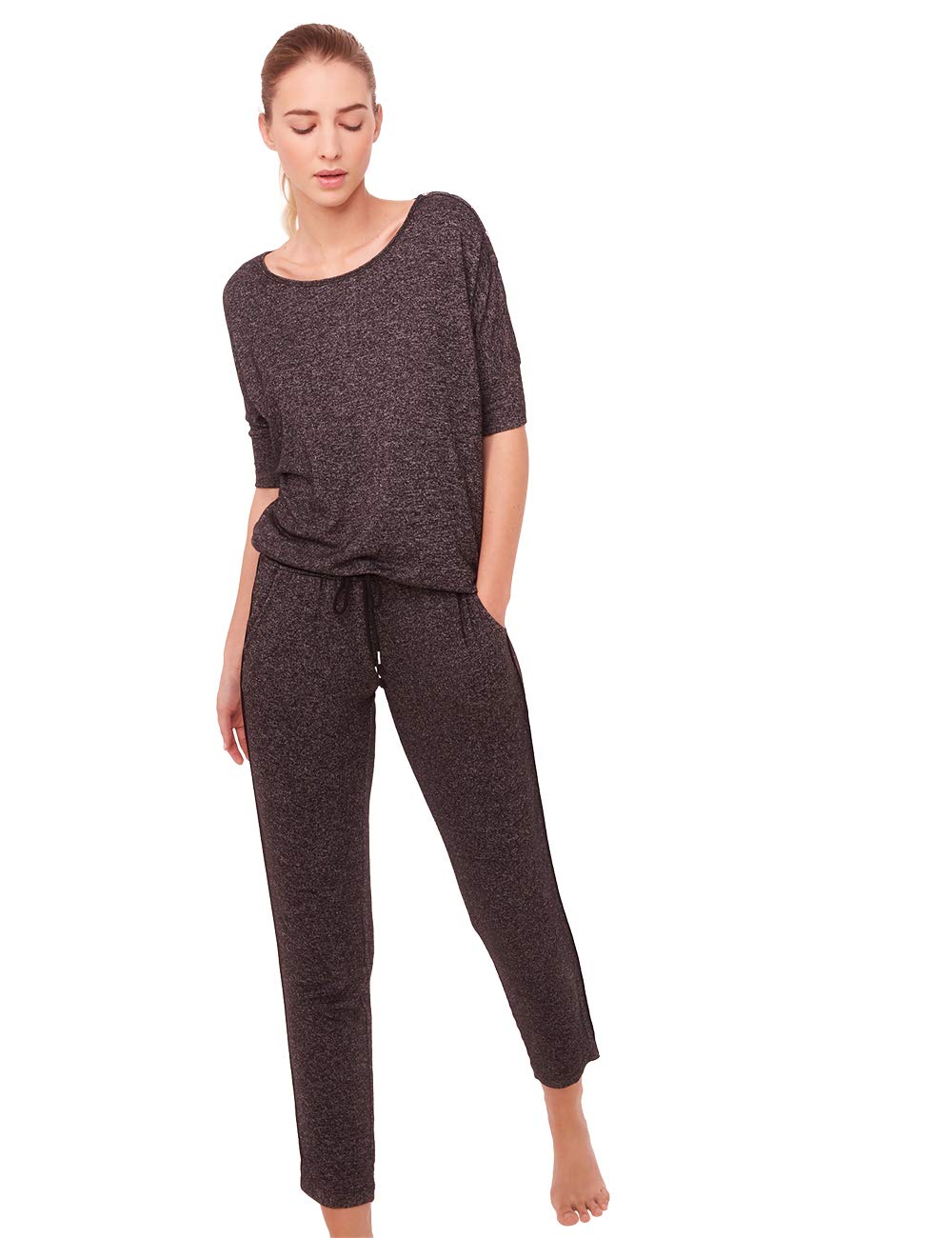 darjeeling-pantalon-marjane-femme-gris-taille-m image 1