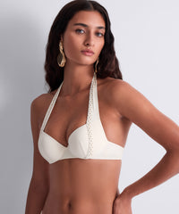 aubade-summer-stars-haut-de-maillot-de-bain-push-up-sea-pearl-volumateur-femme image 2