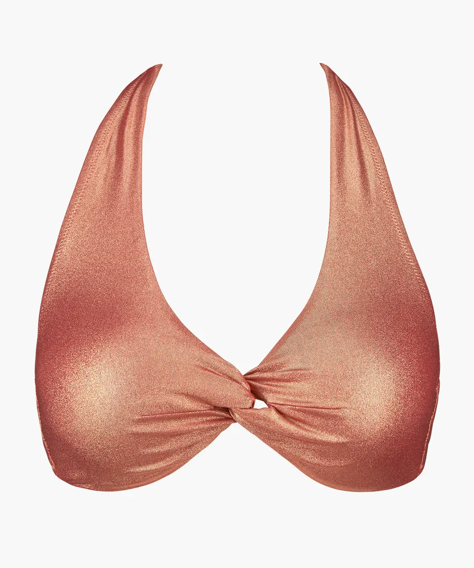 aubade-sunlight-glow-haut-maillot-triangle-cuivre image 1