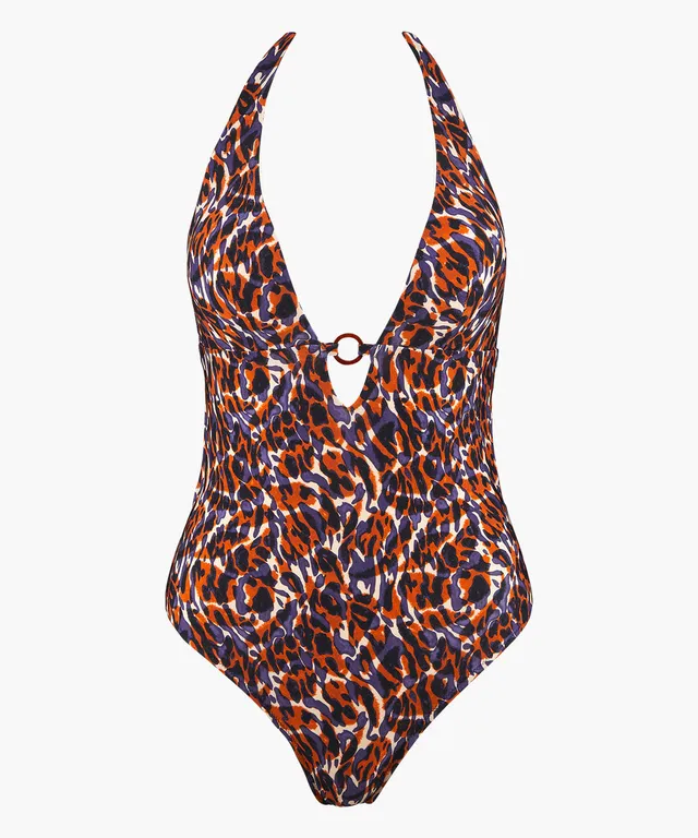 aubade-fierce-spirit-maillot-de-bain-une-pi-ce-wildcat-bonnets-moul-s-dos-nou image 1