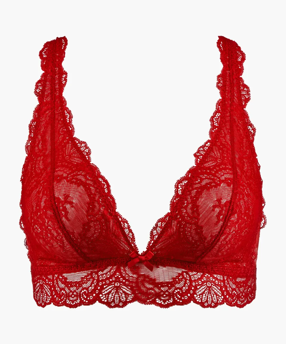 aubade-danse-des-sens-soutien-gorge-triangle-bralette-irresistible-red image 1