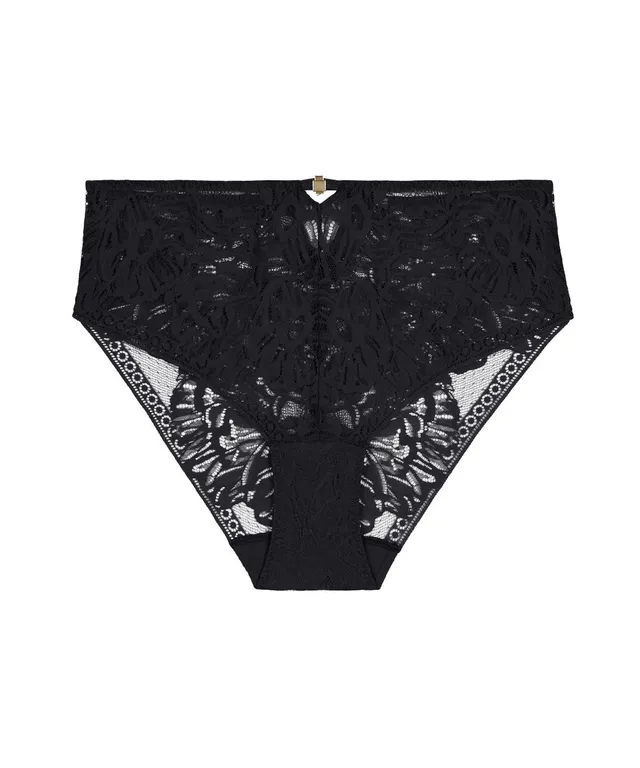 aubade-love-soul-culotte-taille-haute-noir image 1