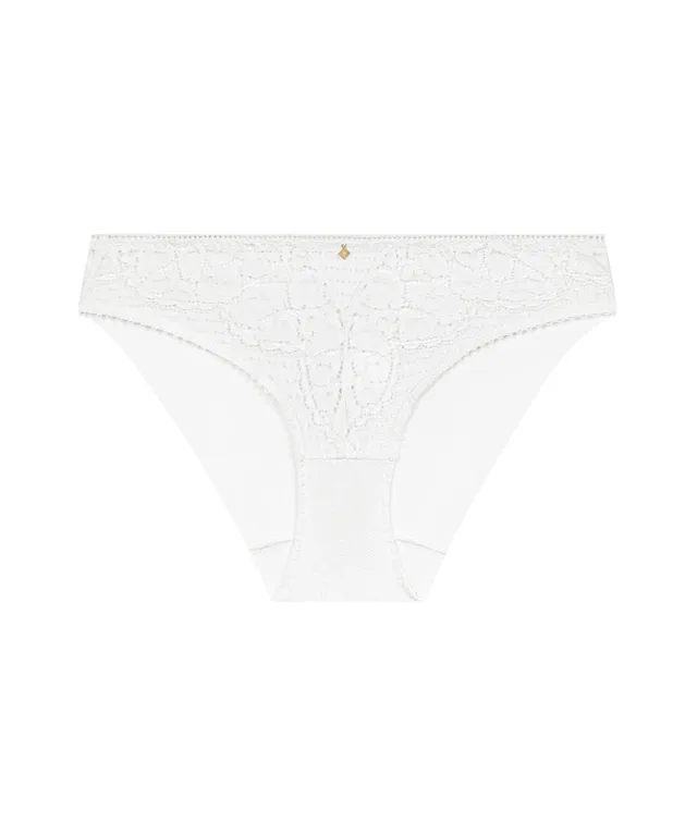 aubade-illusion-fauve-slip-br-silien-blanc image 1