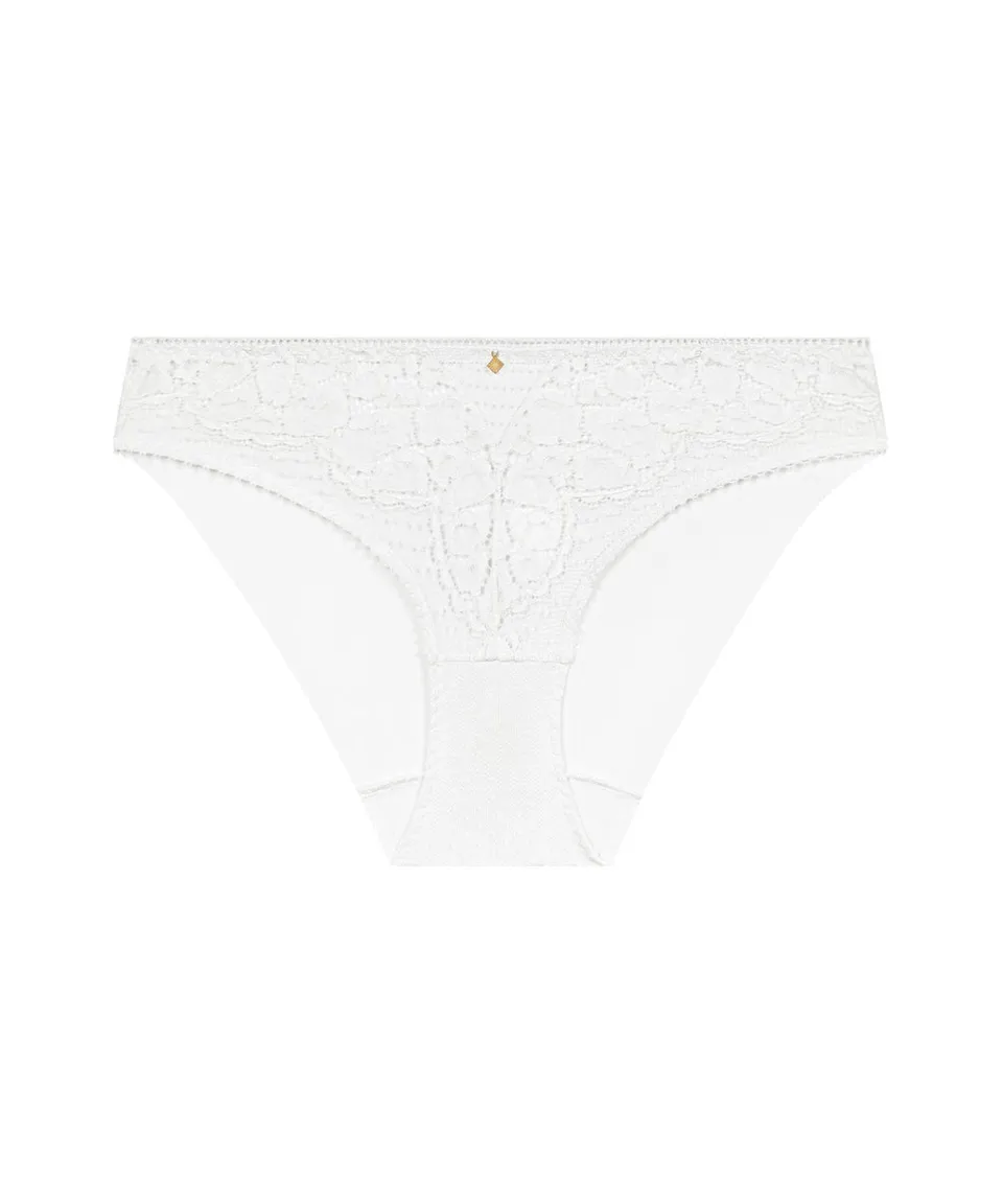 aubade-illusion-fauve-slip-br-silien-blanc image 1