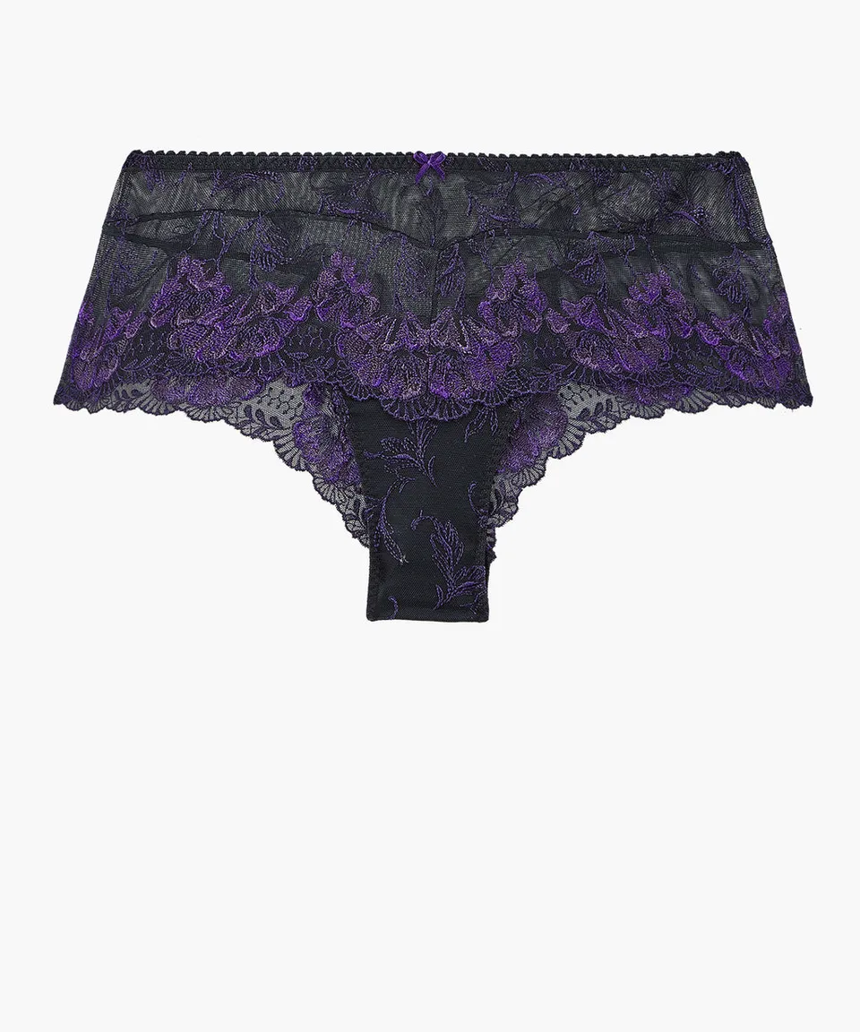 aubade-fleur-de-toi-shorty-cheeky-dark-orchid image 1