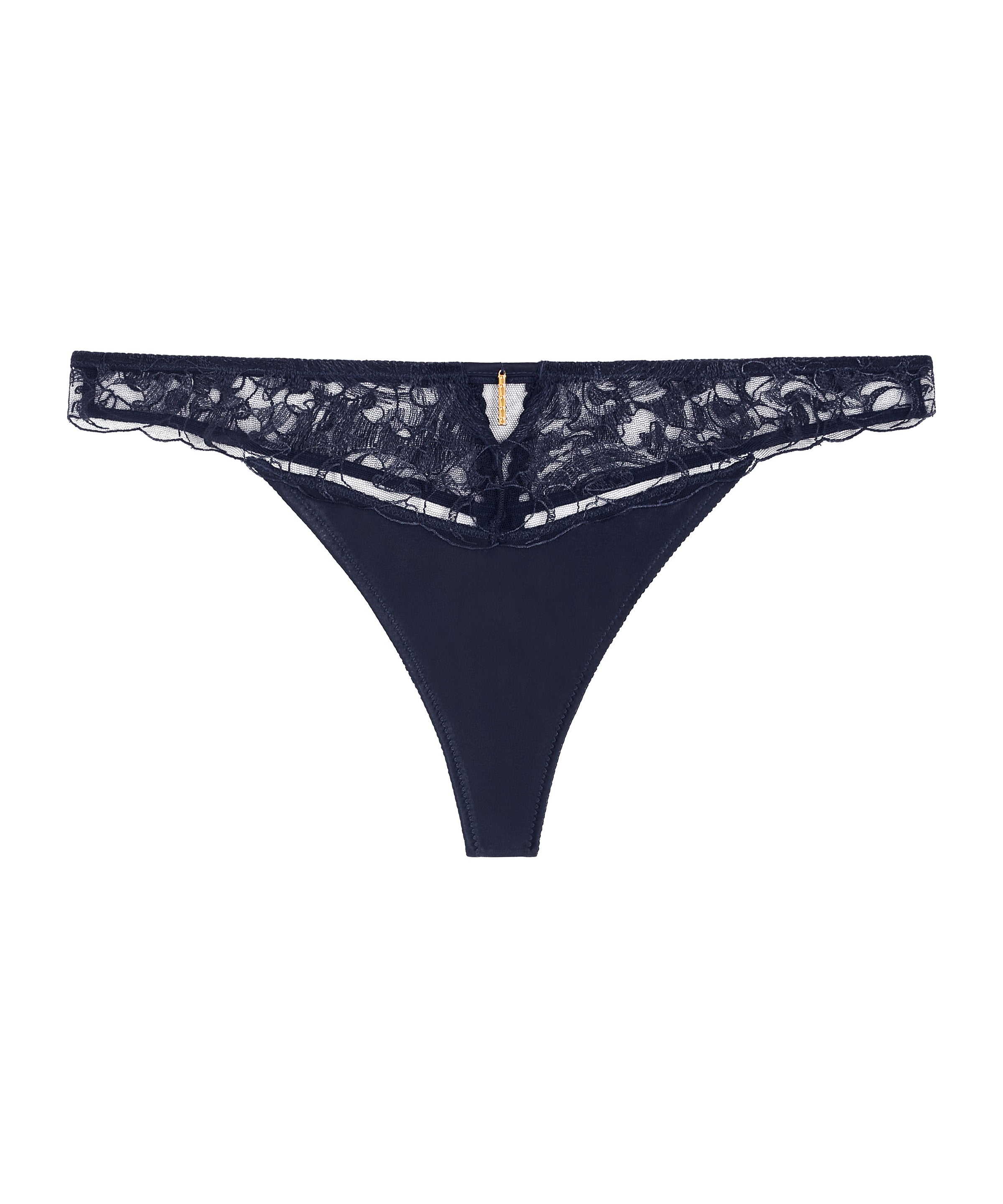 aubade-satin-memories-tanga-deep-sea image 1