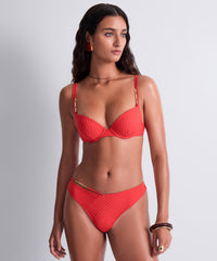 aubade-sun-pop-haut-de-bikini-push-up-corail image 2