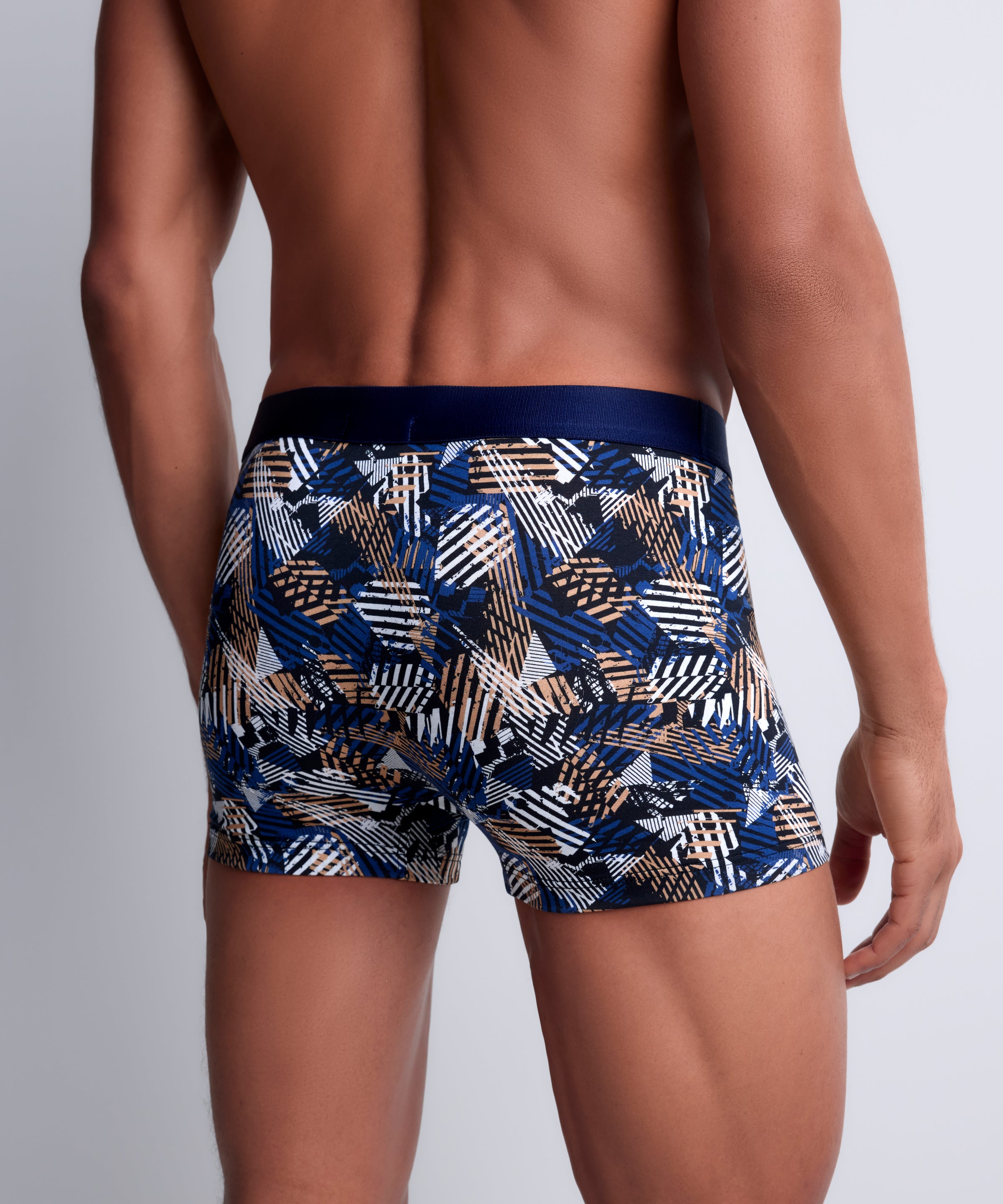 aubade-homme-boxer-psychedelik-stripes-coton-bio image 5