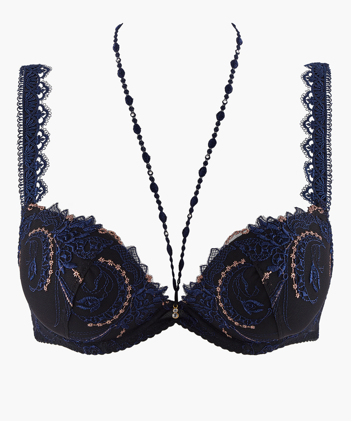 aubade-amour-pr-cieux-soutien-gorge-push-up-coques-cosmic-blue image 1