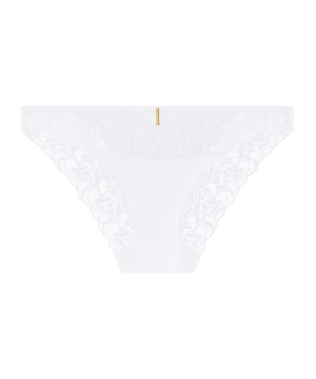 aubade-satin-memories-slip-italien-artic-blue image 1