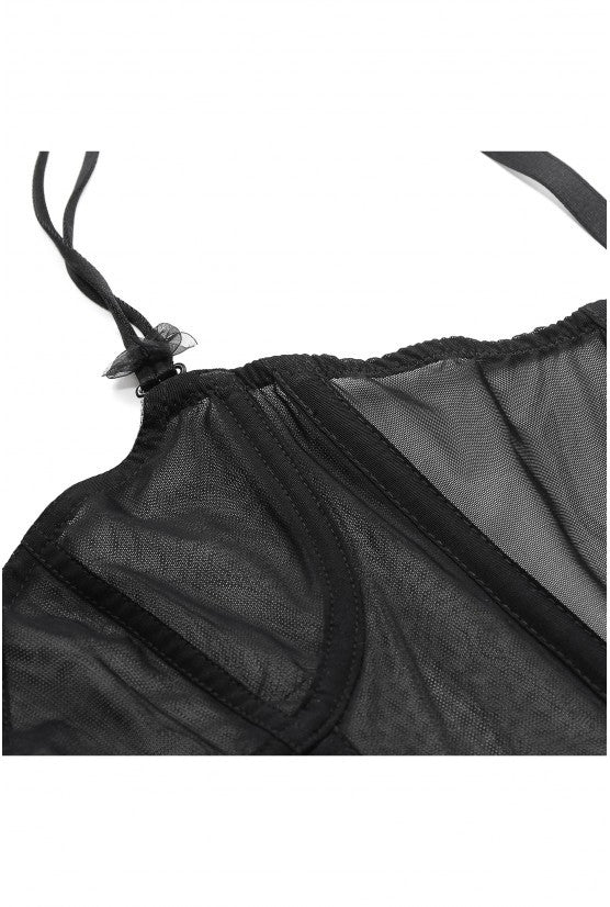 cadolle-talia-corset-noir-stretch-tulle image 3