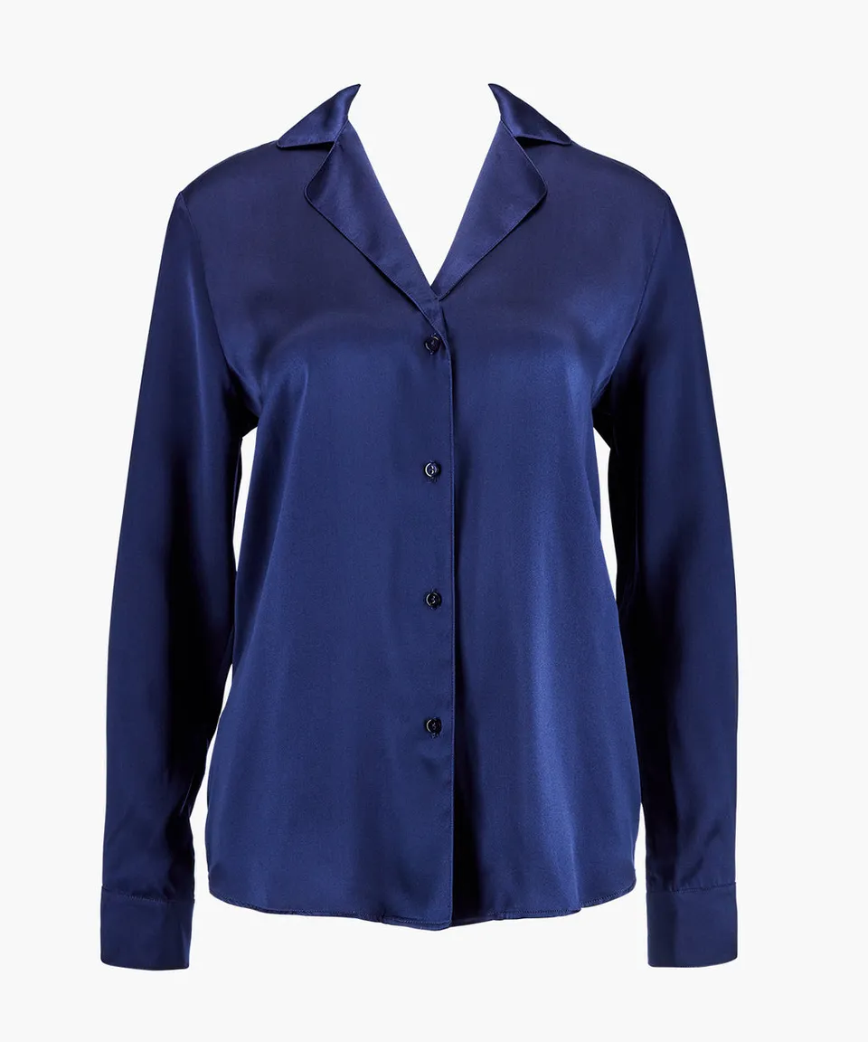 aubade-toi-mon-amour-blouse-marine-en-soie image 1