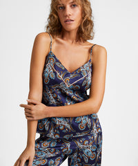 aubade-silk-by-night-top-avec-spaghetti-tr-gern-blue-cachemire image 3