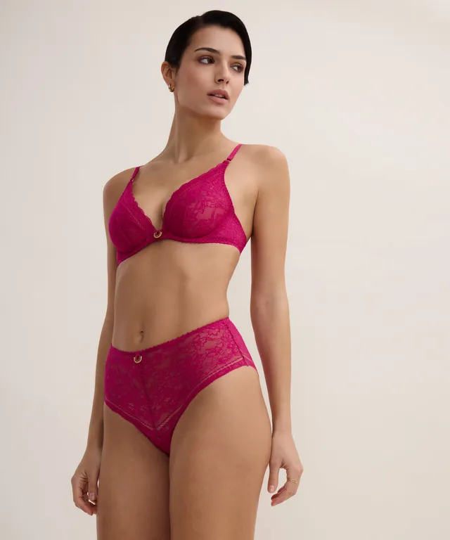 aubade-ivresse-baroque-soutien-gorge-triangle-avec-armatures-pink-muse image 1