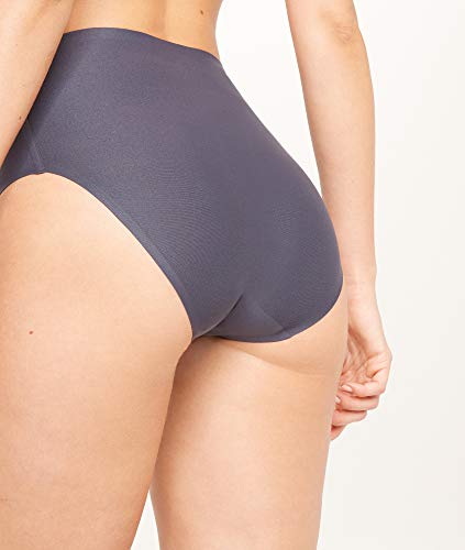 darjeeling-culotte-haute-soft-stretch-femme-gris-taille-unique image 4