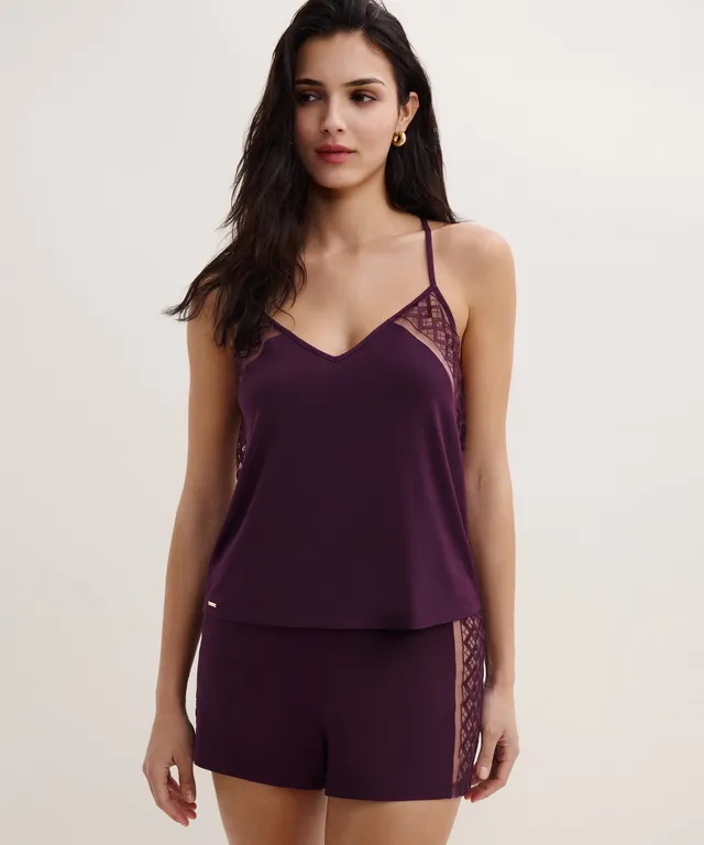 aubade-sweet-obsession-top-fines-bretelles-deep-berry image 1